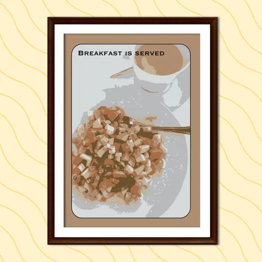 BREAKFAST IS SERVED WALL ART | PRINTABLE POSTER Nikola's Printables
