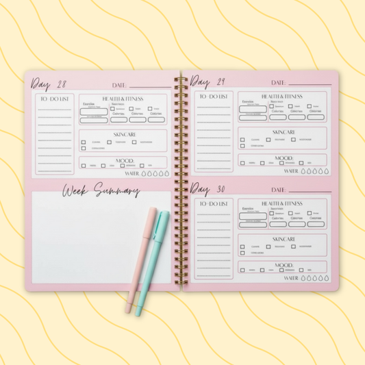 30 DAY GLOW UP PLANNER | PRINTABLE PLANNER Nikola's Printables