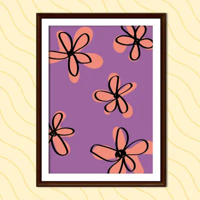 PEACH FLOWER PRINTABLE POSTER Nikola's Printables