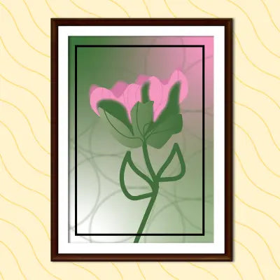 PINK FLOWER WALL ART | PRINTABLE POSTER Nikola's Printables