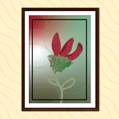 RED FLOWER WALL ART | PRINTABLE POSTER Nikola's Printables