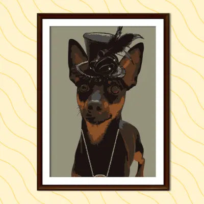 SOPHISTICATED PINSCHER PRINTABLE POSTER Nikola's Printables