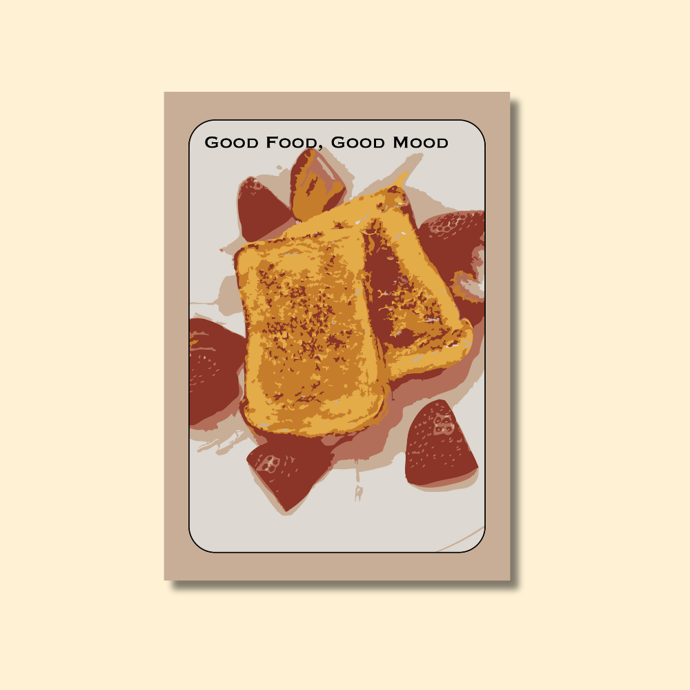 GOOD FOOD GOOD MOOD POSTER