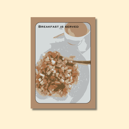 BREAKFAST IS SERVED PRINTABLE POSTER