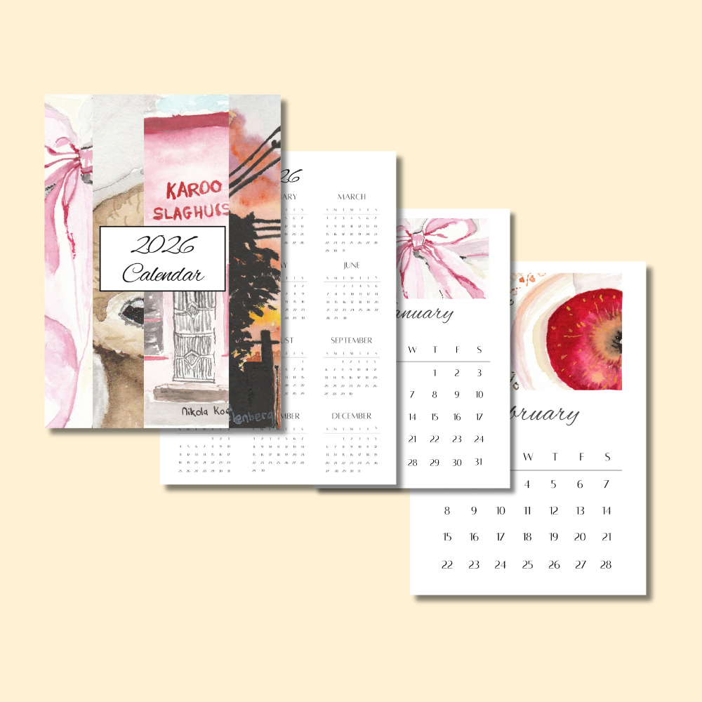WATERCOLOR 2026 CALENDAR