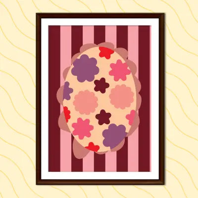 PINK STRIPE AND FLORAL PRINTABLE POSTER Nikola's Printables