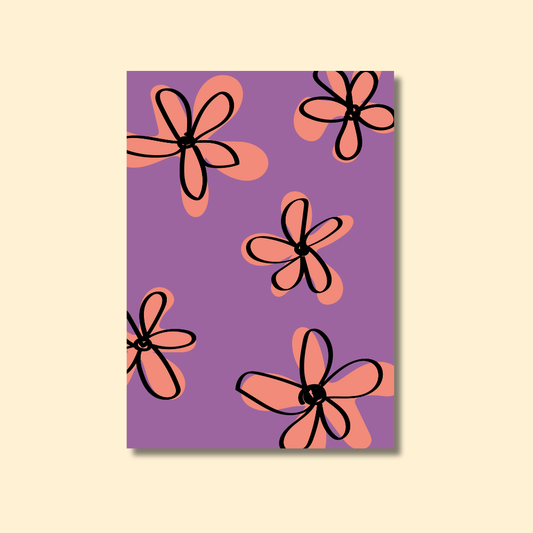 PEACH FLOWER PRINTABLE POSTER