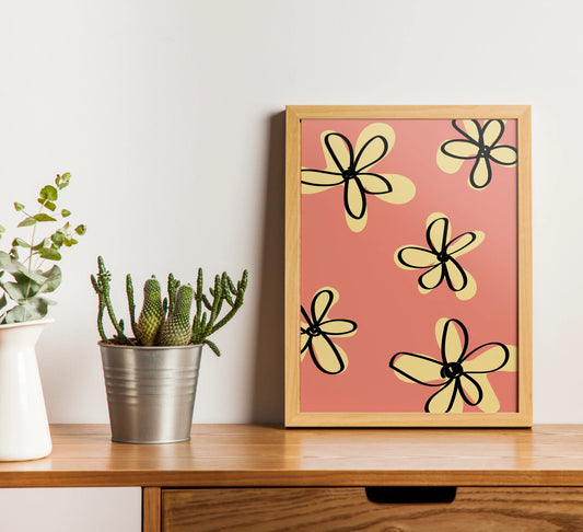 YELLOW FLOWER PRINTABLE POSTER Nikola's Printables