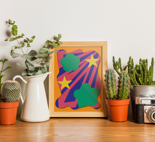 COLORFUL ABSTRACT WALL ART | PRINTABLE POSTER Nikola's Printables