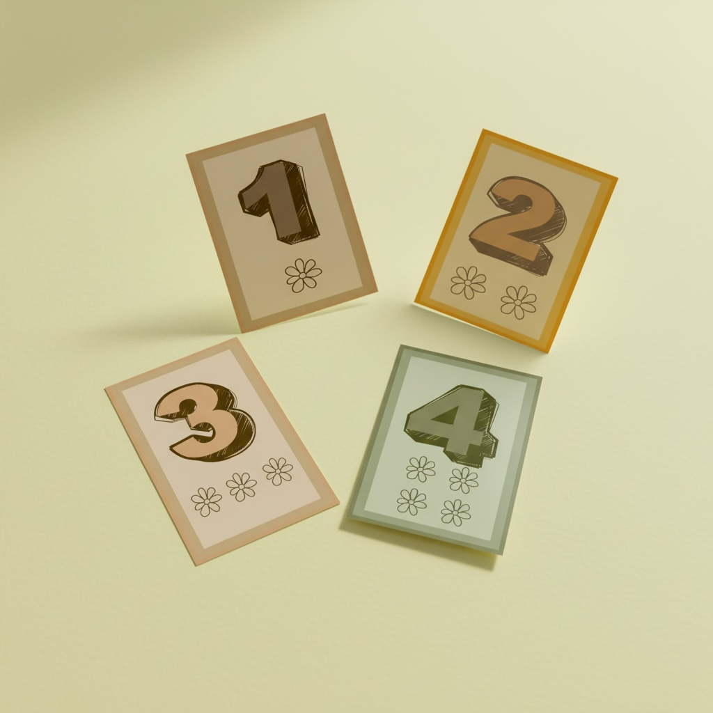 NUMBER CARDS | CARDS FOR COUNTING | TEACHING CARDS Nikola's Printables